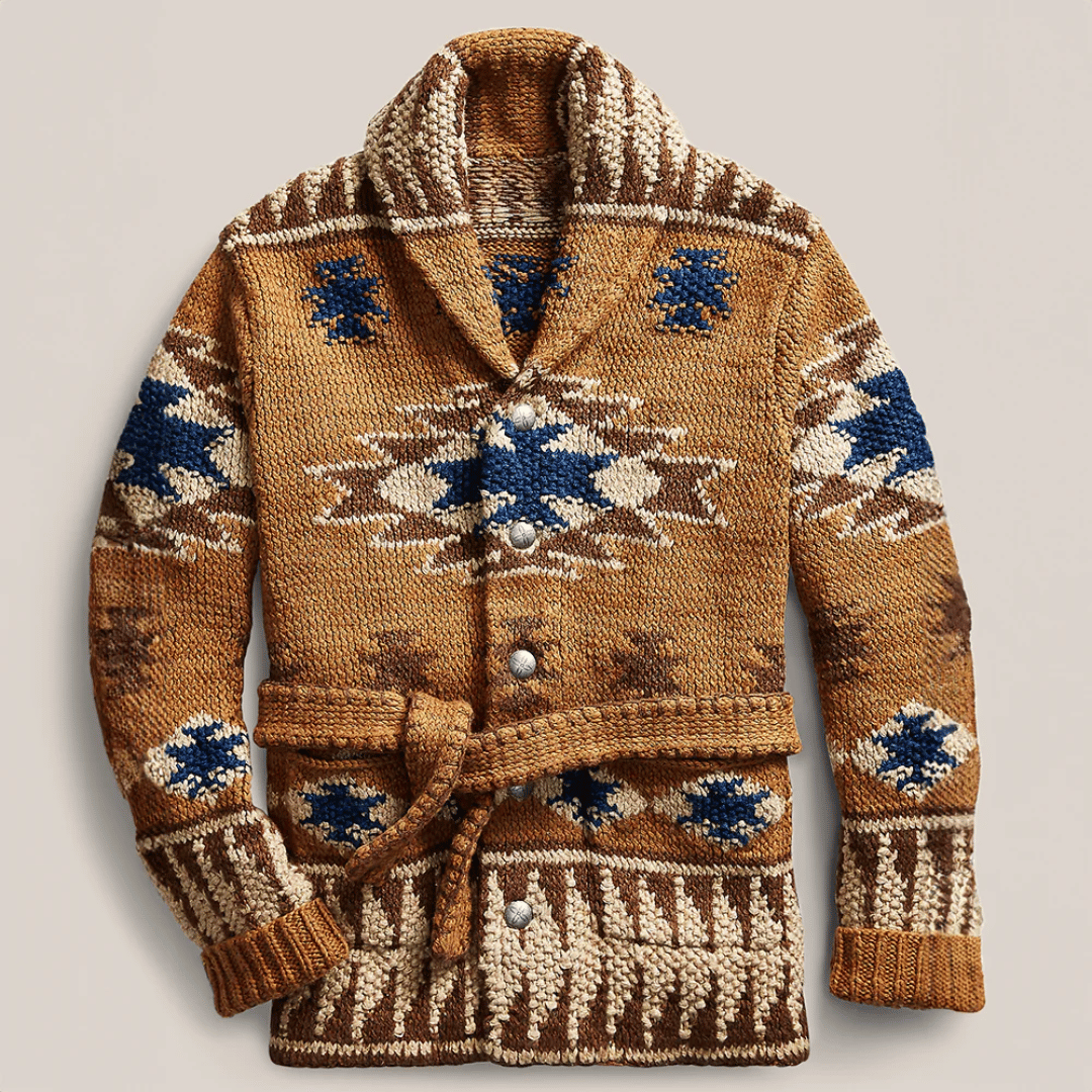 Lucien™ | Jacquard Ullcardigan