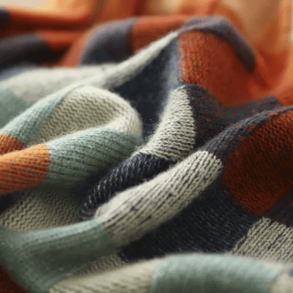 Linnea™ | Cashmere Patchwork Polotröja