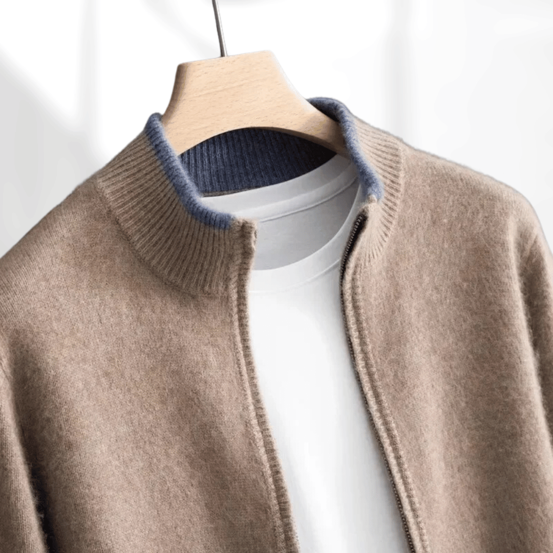 Amari™ | Cashmere Zip Jacka