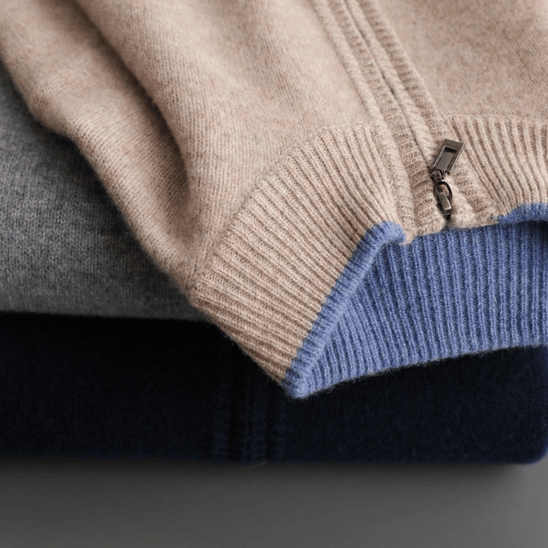 Amari™ | Cashmere Zip Jacka